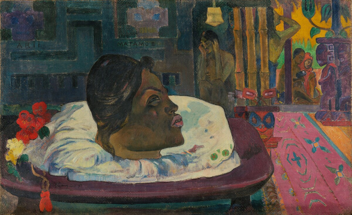 Paul Gauguin 的 Arii Matamoe 畫作